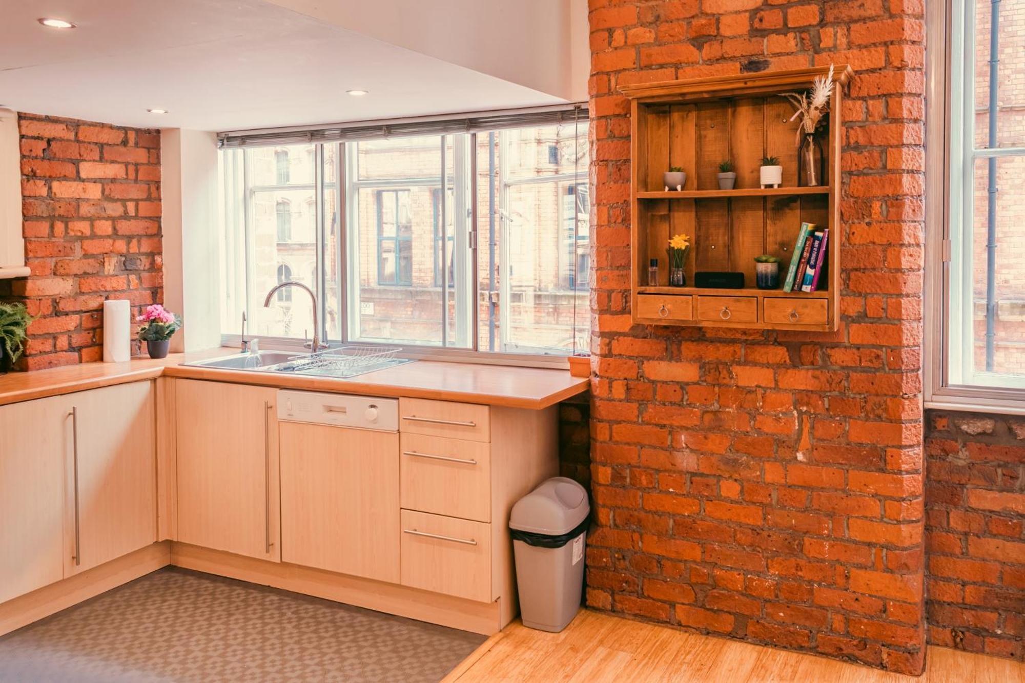 Chic Georgian Flat In Central Manchester Exterior foto