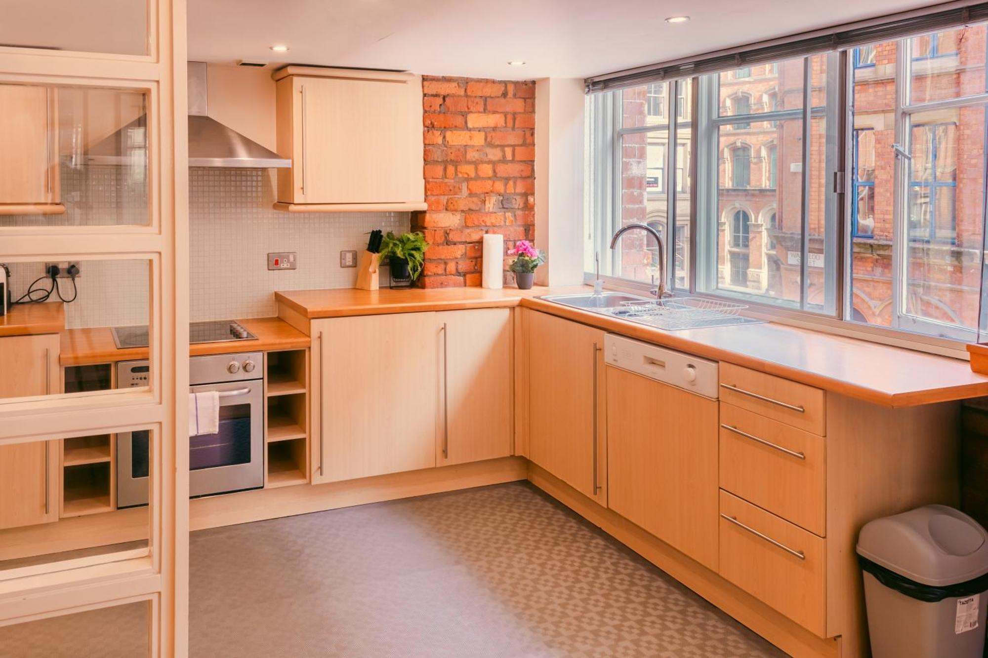 Chic Georgian Flat In Central Manchester Exterior foto